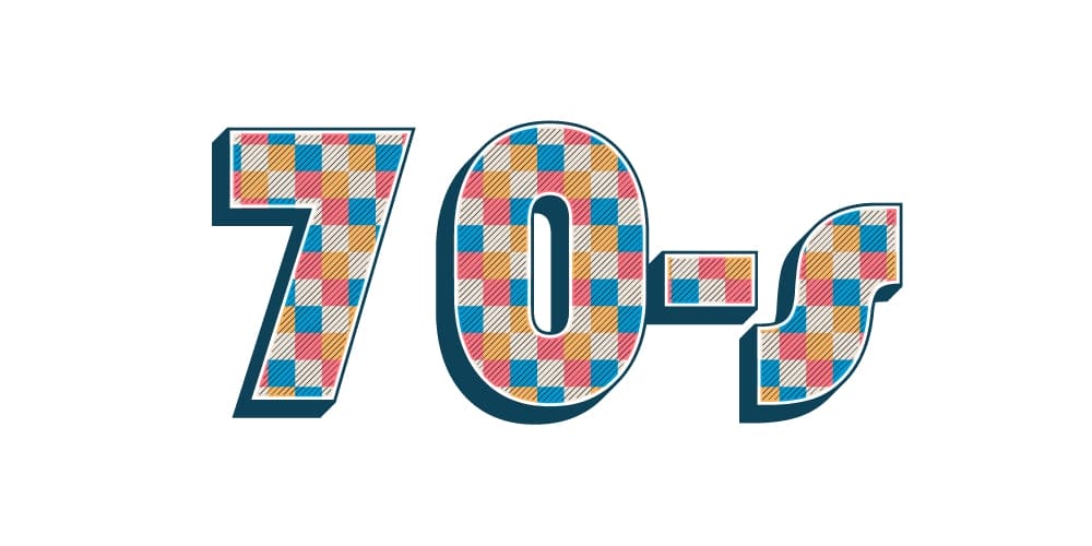 70-s-retro-text-effect