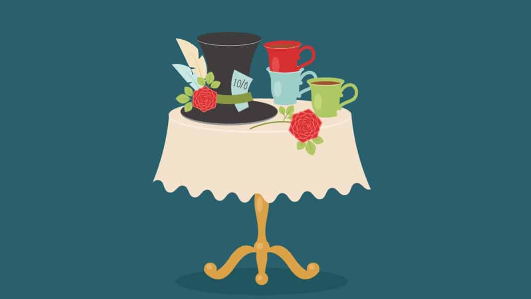 Latest Adobe Illustrator Tutorials 304 Alice-in-Wonderland-Tea-Party-Scene