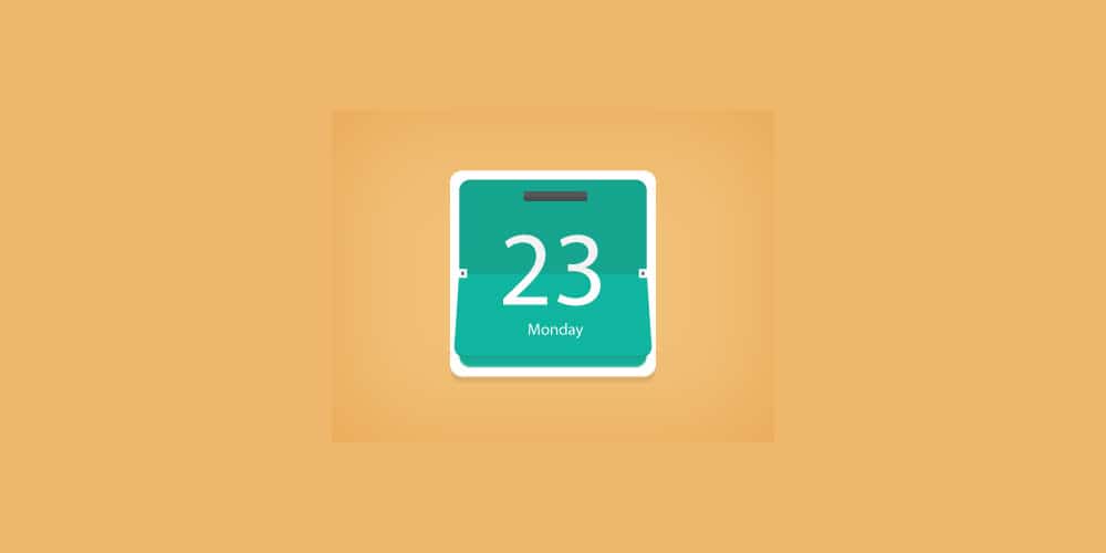 Collection of Latest Free UI Elements 28 Calendar