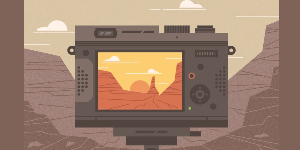 Latest Adobe Illustrator Tutorials 358 Canyon-Illustration