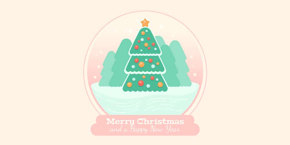 Latest Adobe Illustrator Tutorials 46 Christmas-Tree-in-a-Glass-Ball