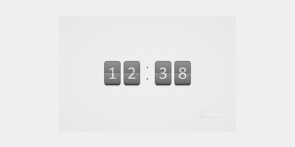 Create a Simple Flip Clock in Adobe Illustrator