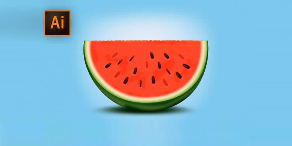 Latest Adobe Illustrator Tutorials 346 Create a Tasty Watermelon Slice