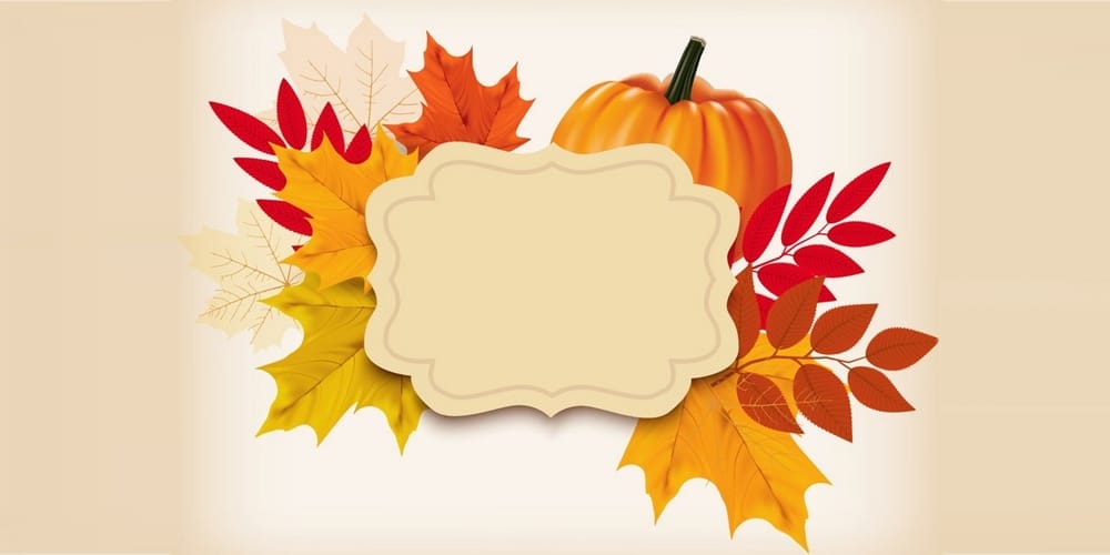 Latest Adobe Illustrator Tutorials 240 Create a Thanksgiving Background With a Pumpkin and Leaves in Adobe Illustrator