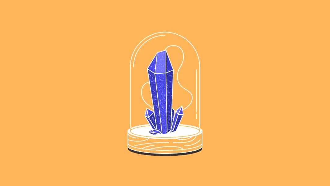 Crystal Formation Illustration