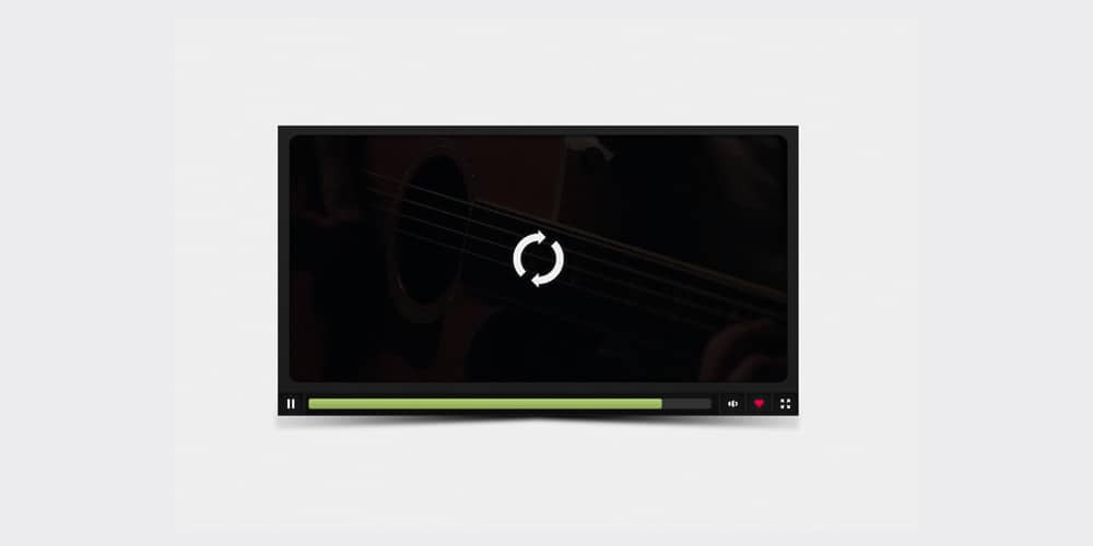 Collection of Latest Free UI Elements 96 Dark Video Player