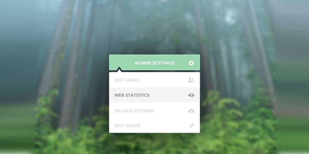 Collection of Latest Free UI Elements 110 Drop Down Menu UI