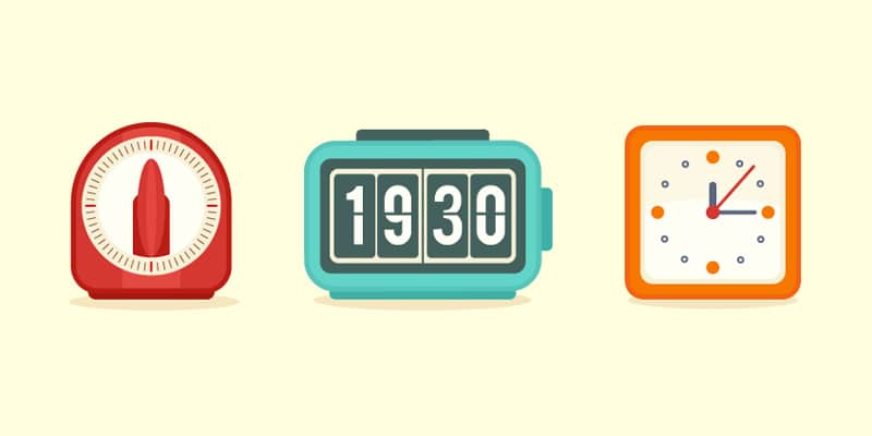 Latest Adobe Illustrator Tutorials 463 Flat Clock Icons