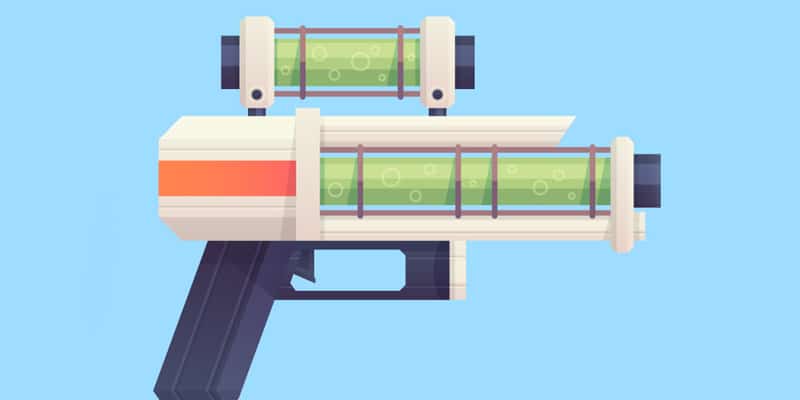 Latest Adobe Illustrator Tutorials 467 Flat Sci-Fi Blaster