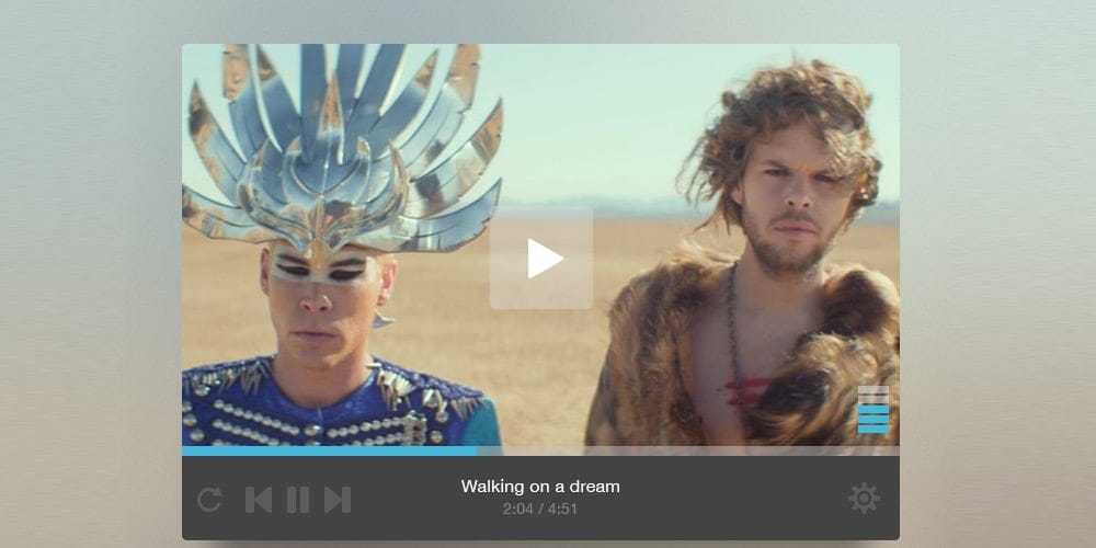 Collection of Latest Free UI Elements 100 Flat Video Player PSD