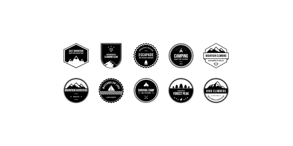 Collection of Latest Free UI Elements 2 Free Badges