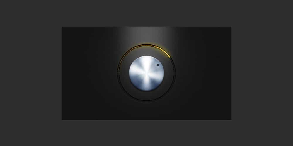 free-psd-metal-knob-with-yellow-led-lights