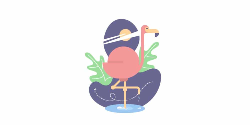 Latest Adobe Illustrator Tutorials 338 Geometric Flamingo Bird