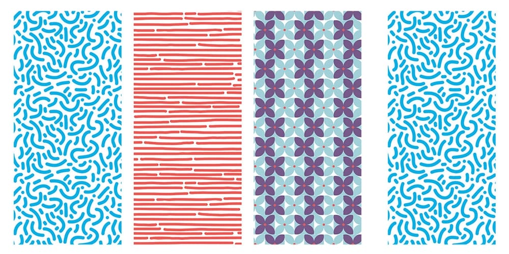 Hand Drawn Retro Patterns