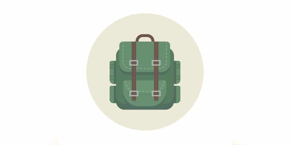 Latest Adobe Illustrator Tutorials 359 Hiking-Backpack