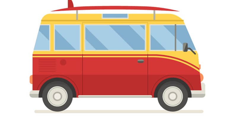 Latest Adobe Illustrator Tutorials 469 How to Create a Side View Surfing Van in Adobe Illustrator