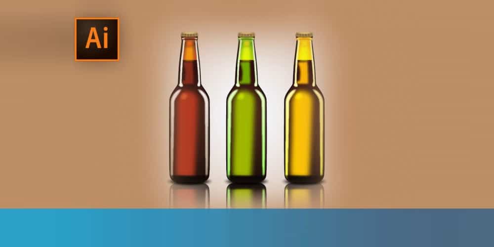 Latest Adobe Illustrator Tutorials 239 How to create Beer Bottles Tutorial