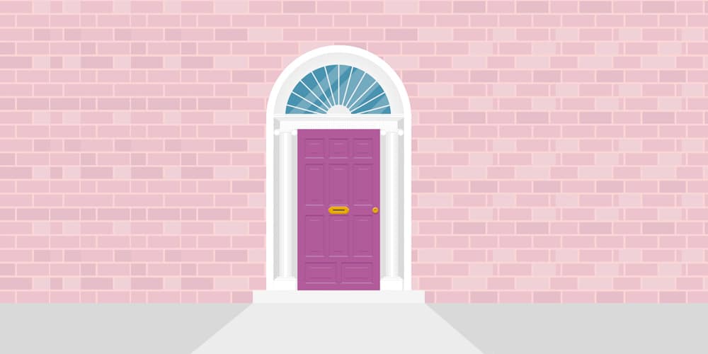 Latest Adobe Illustrator Tutorials 371 Irish-Door-Illustration