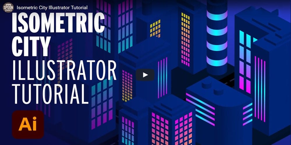Latest Adobe Illustrator Tutorials 493 Isometric City Illustration in Adobe Illustrator