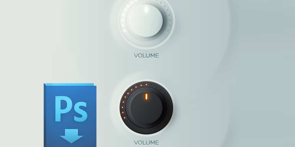 Collection of Latest Free UI Elements 51 Knobs Free PSD
