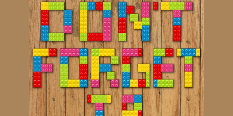 Latest Adobe Illustrator Tutorials 380 Lego Text Effect