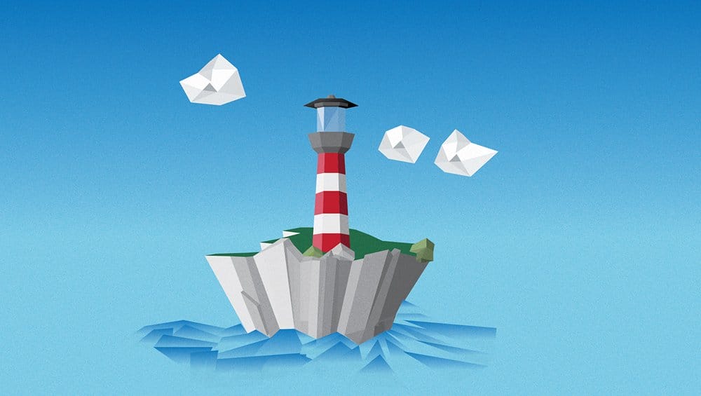 Latest Adobe Illustrator Tutorials 511 Low Poly Lighthouse Scene