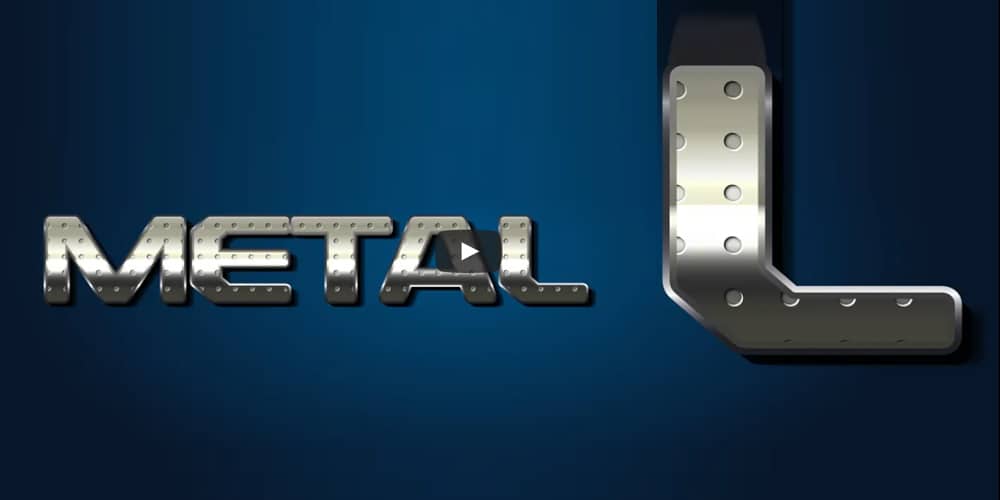 Latest Adobe Illustrator Tutorials 75 Metal-Text-Effect