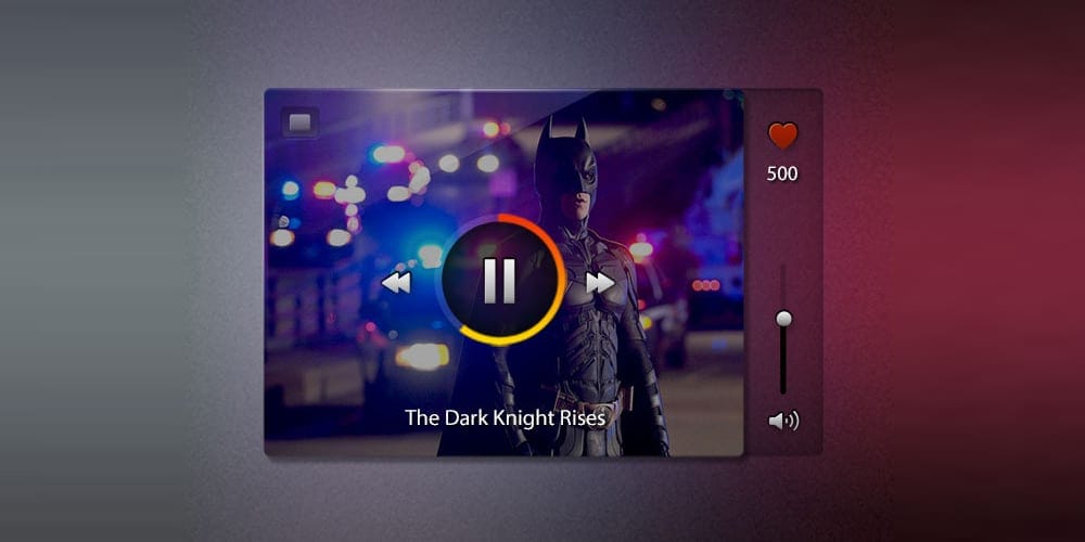 Collection of Latest Free UI Elements 79 Mini Video Player
