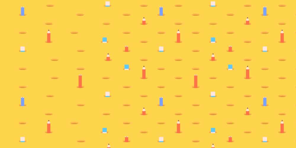 Latest Adobe Illustrator Tutorials 280 Pencil-Themed-Seamless-Pattern