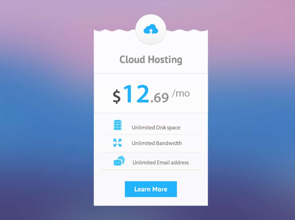 Price table Price table