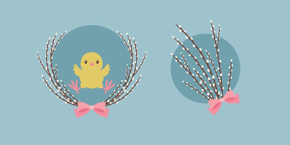Latest Adobe Illustrator Tutorials 324 Pussy Willow With a Chick