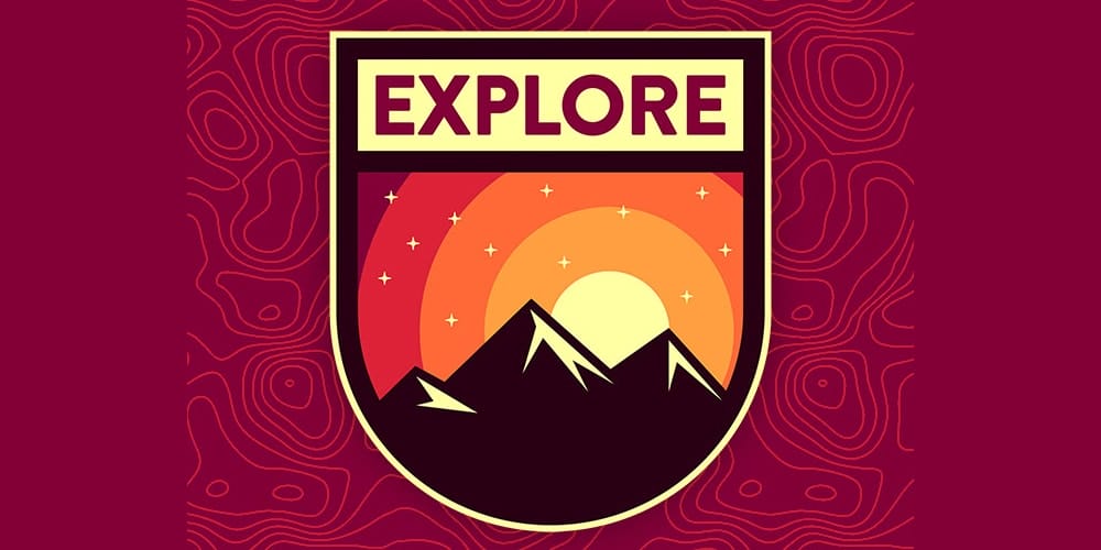 Latest Adobe Illustrator Tutorials 486 Retro Badge Logo Design in Illustrator