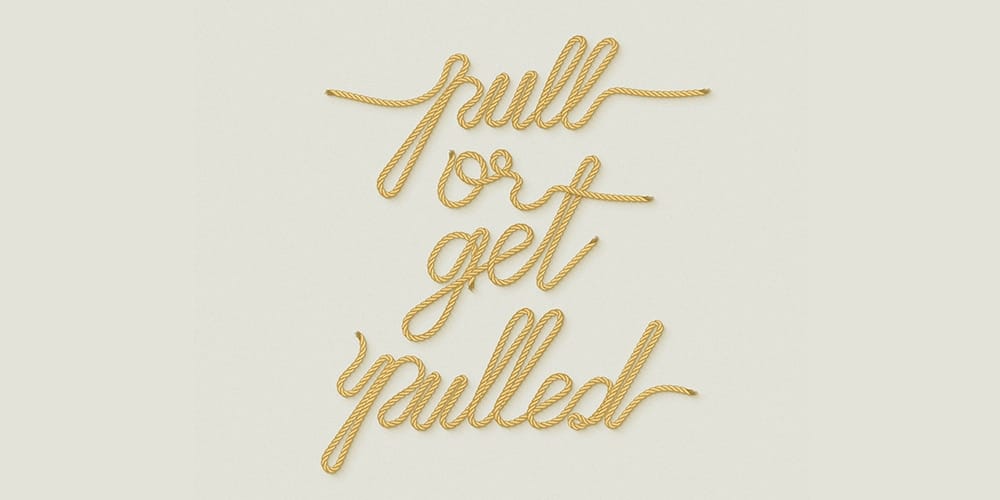 Latest Adobe Illustrator Tutorials 137 Rope Text Effect