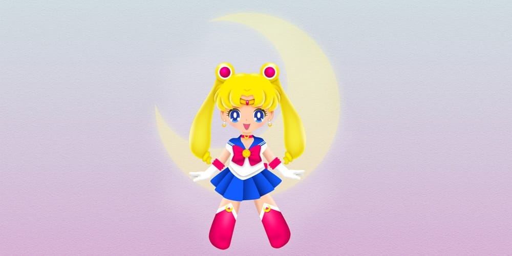 Latest Adobe Illustrator Tutorials 357 Sailor-Moon