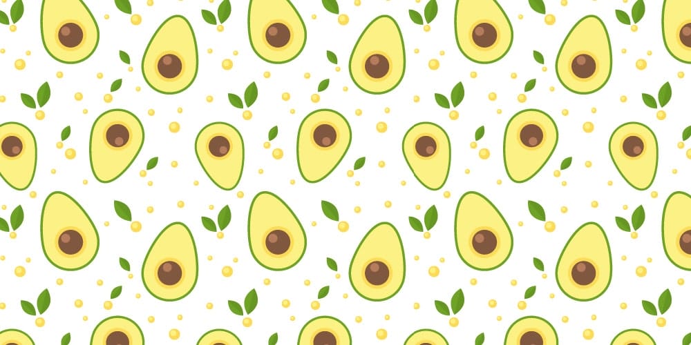 Latest Adobe Illustrator Tutorials 331 Seamless Avocado Pattern