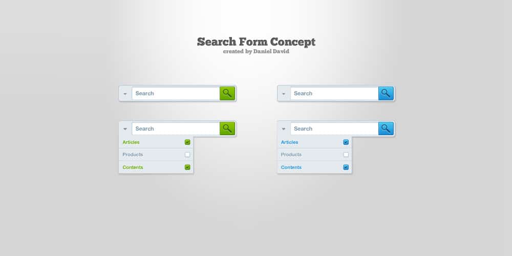 Collection of Latest Free UI Elements 131 Search Bar Drop Down