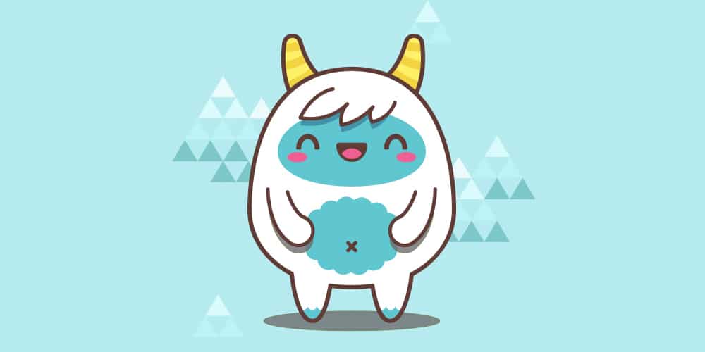 Latest Adobe Illustrator Tutorials 107 Simple-Kawaii-Yeti