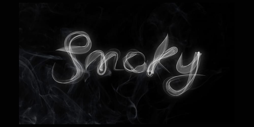 Latest Adobe Illustrator Tutorials 69 Smoky-Brushes-and-Type