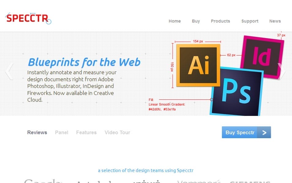 100+ Best Photoshop Plugins for Web Designers 105 Specctr