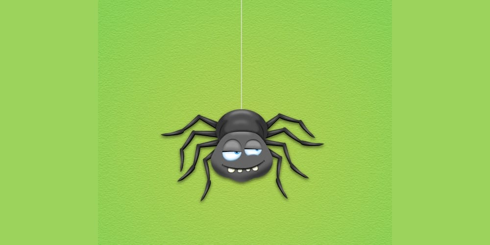 Latest Adobe Illustrator Tutorials 348 Spider Cartoon Character