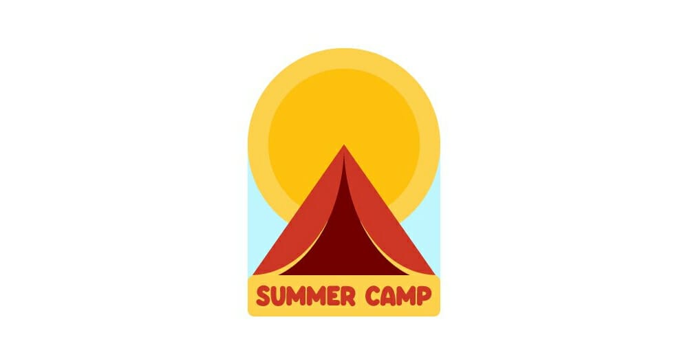 Latest Adobe Illustrator Tutorials 34 Summer Camp Logo