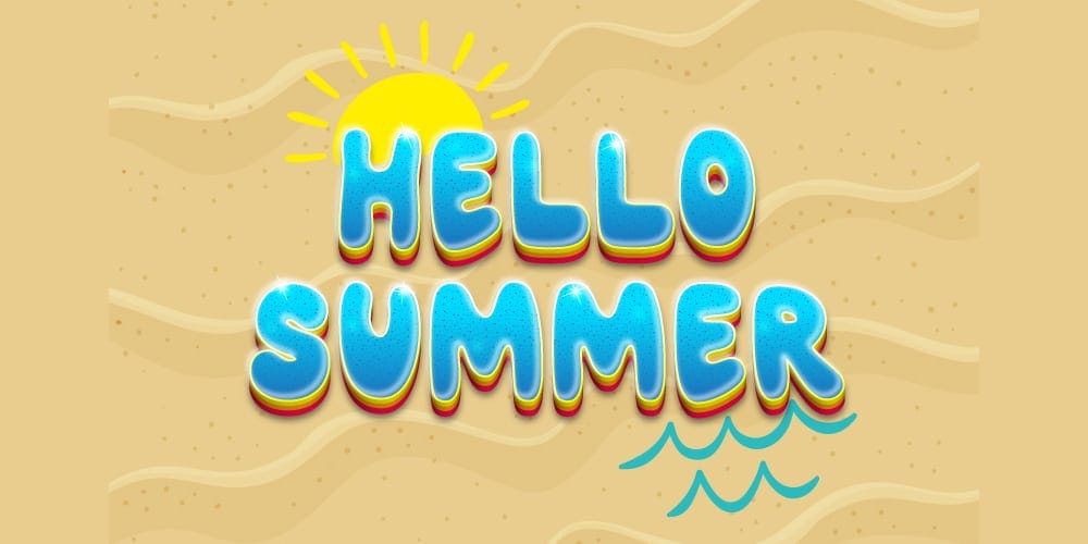 Summer Text Effect