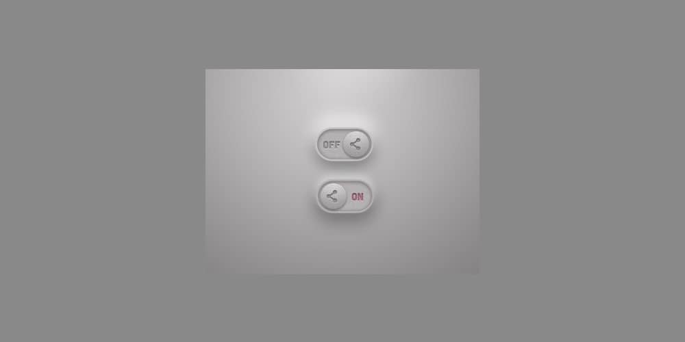 Toggle Switch Free PSD