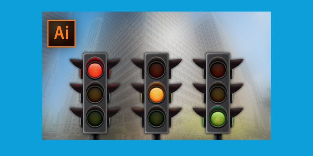 Latest Adobe Illustrator Tutorials 317 Traffic Lights