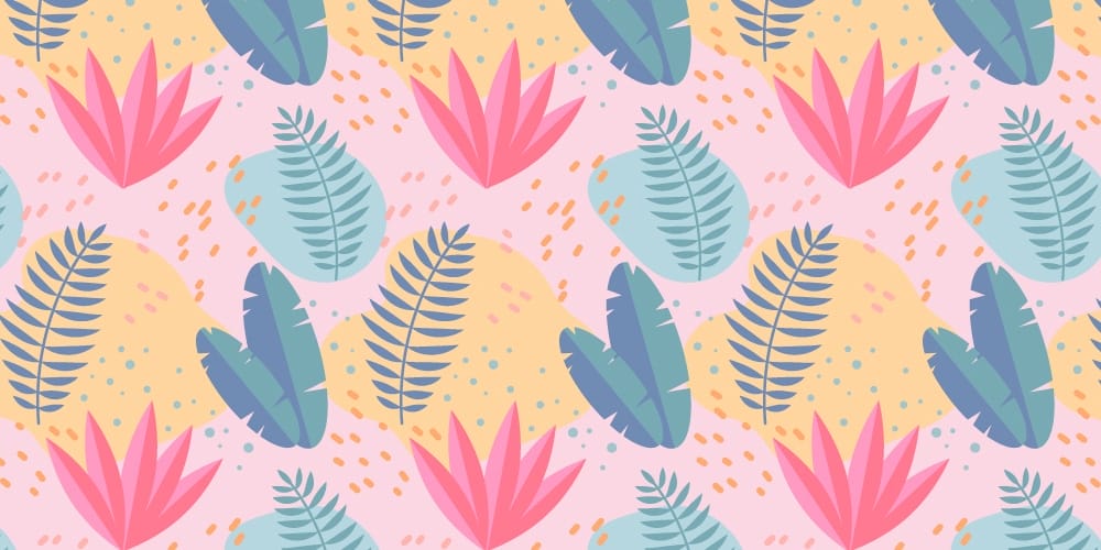 Latest Adobe Illustrator Tutorials 96 Tropical Summer Seamless Pattern