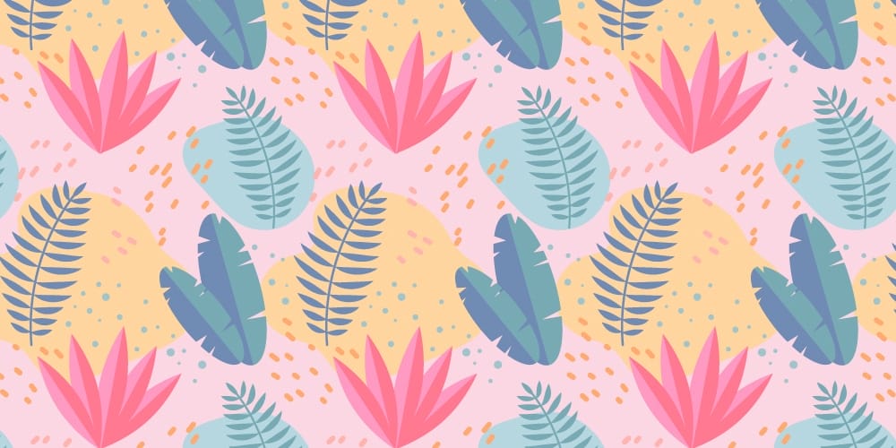 Tropical Summer Seamless Pattern