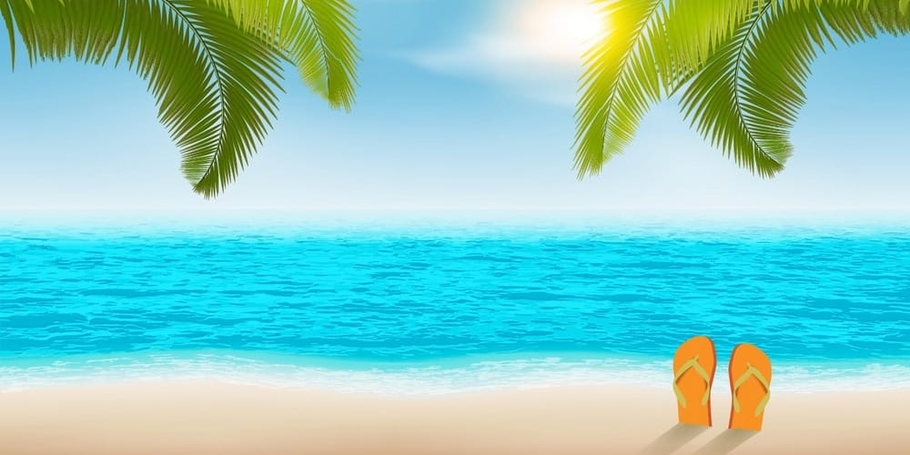 Latest Adobe Illustrator Tutorials 319 Vacation Beach Background
