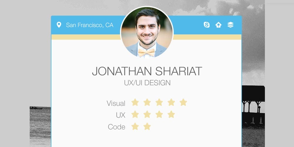 Collection of Latest Free UI Elements 117 Welcome Card