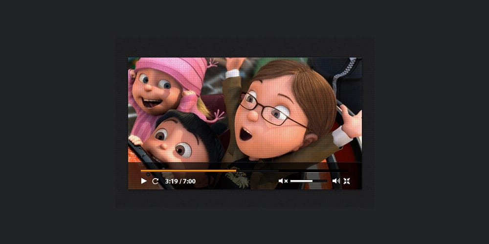 Collection of Latest Free UI Elements 83 Youtube Video Skin PSD