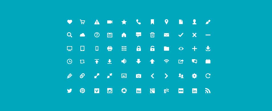 Useful Free Icon Fonts 40 Basic-Icon-Set